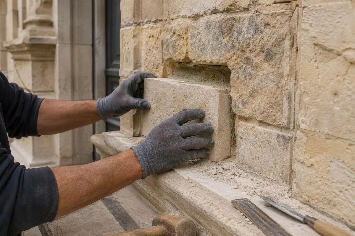 Maison de Maître, Saint-Émilion — pendant les travaux